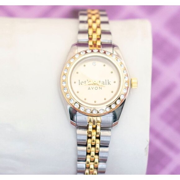 Vintage Silver Tone Stylish Elegant Watch 7 inch by Avon - V9 - Picture 1 of 3